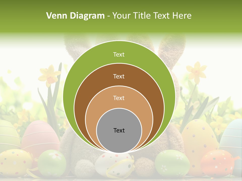 Nobody Bunny Green PowerPoint Template