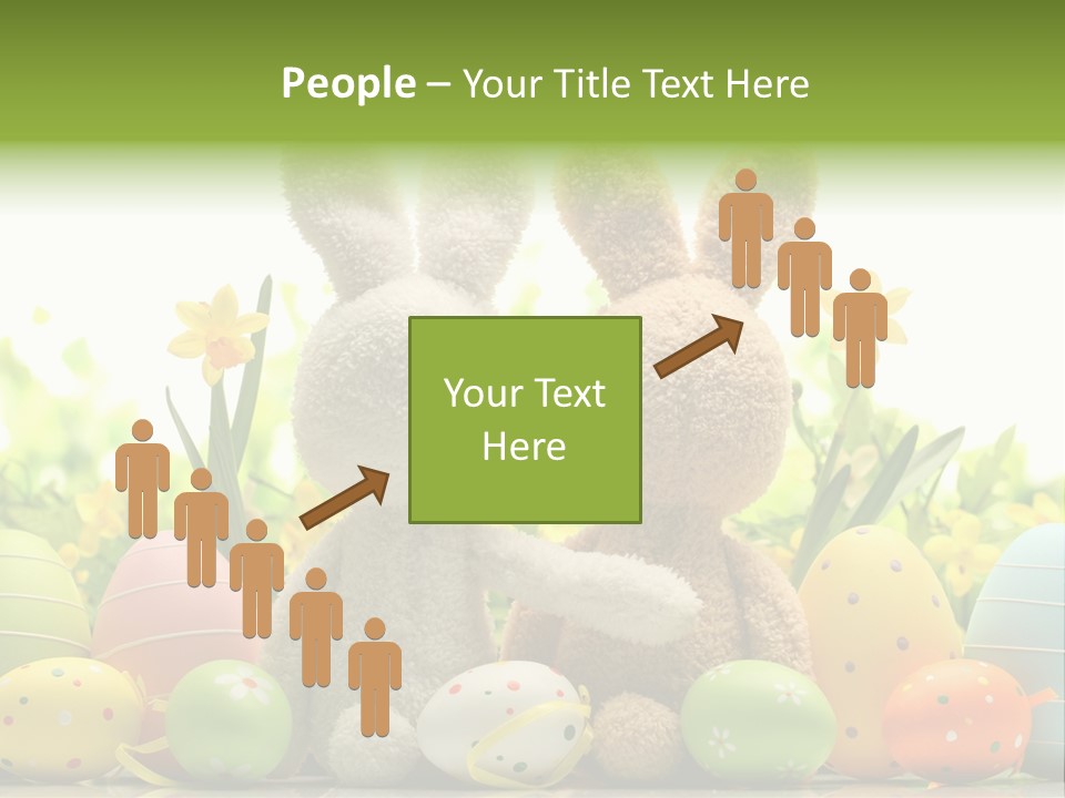 Nobody Bunny Green PowerPoint Template