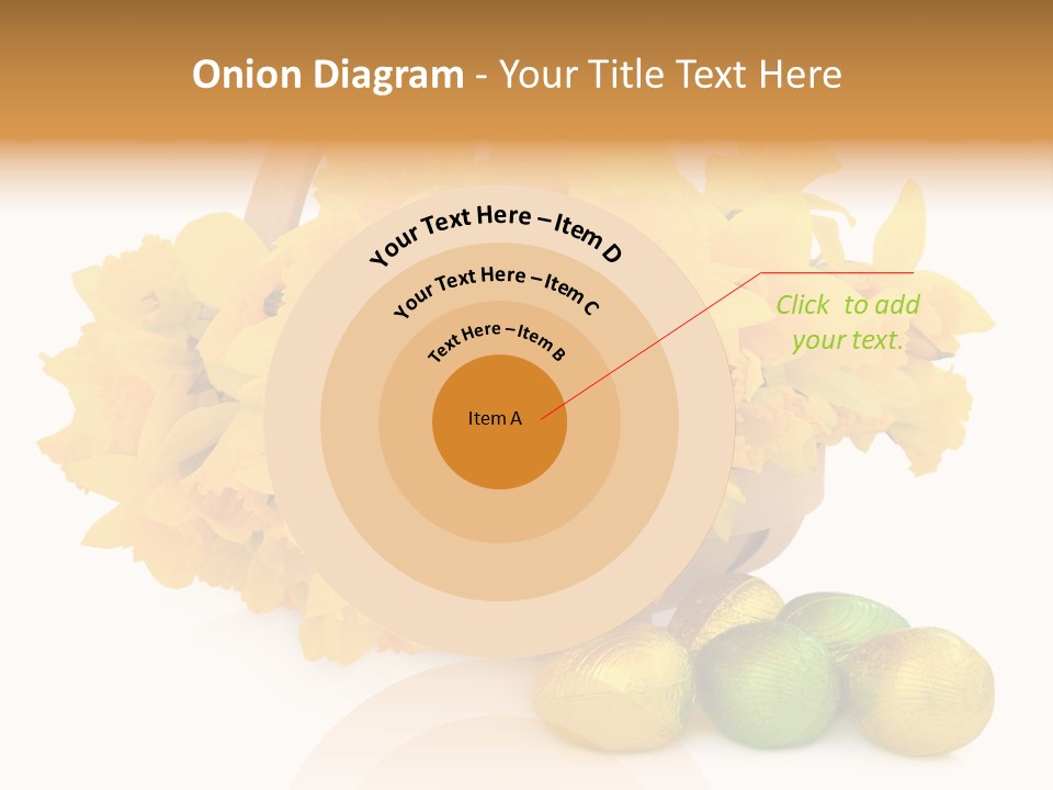 Wooden Basket Eggs PowerPoint Template