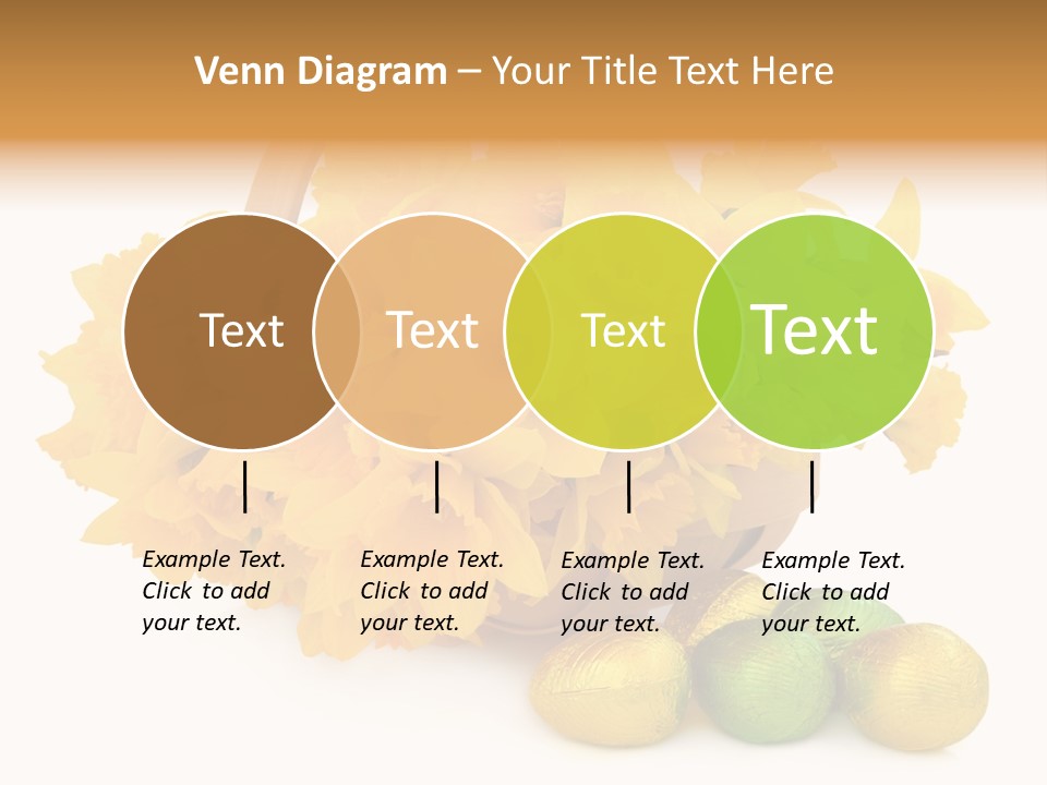 Wooden Basket Eggs PowerPoint Template