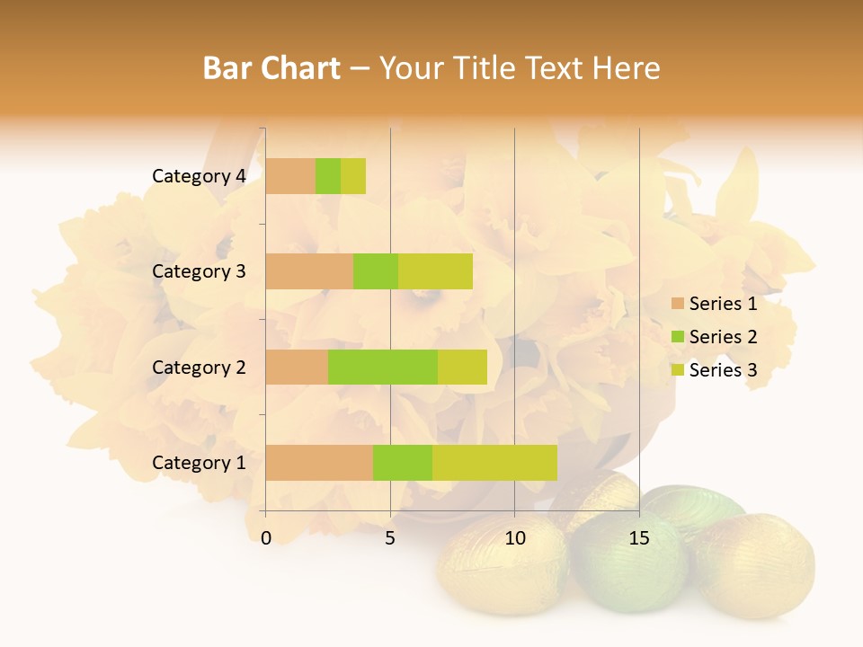 Wooden Basket Eggs PowerPoint Template