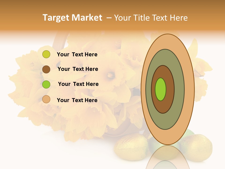 Wooden Basket Eggs PowerPoint Template