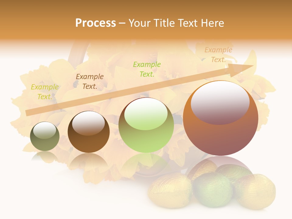 Wooden Basket Eggs PowerPoint Template