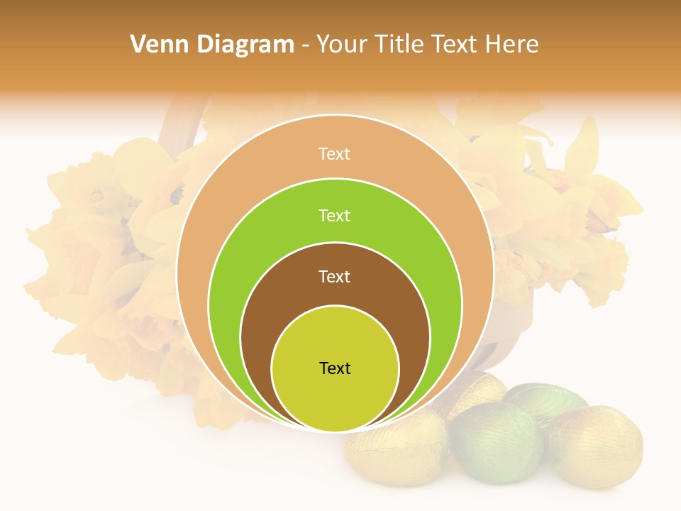Wooden Basket Eggs PowerPoint Template