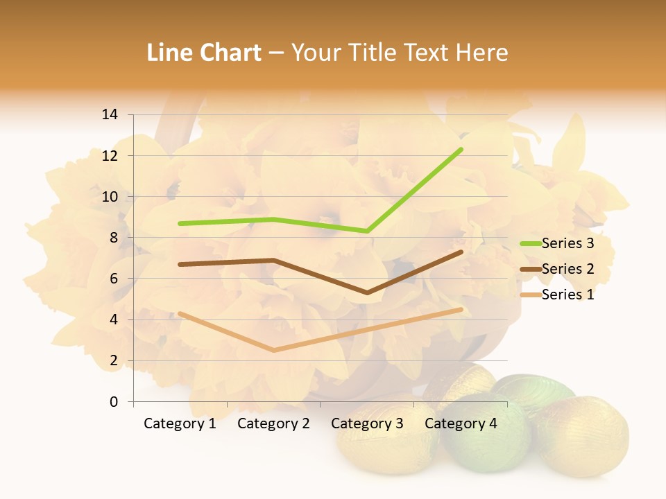 Wooden Basket Eggs PowerPoint Template