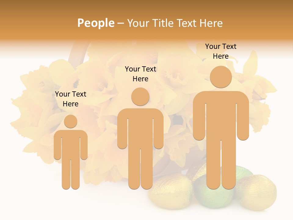 Wooden Basket Eggs PowerPoint Template