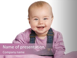 Baby Die Lachen PowerPoint Template