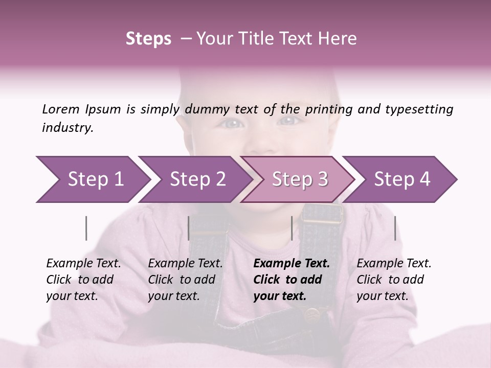 Baby Die Lachen PowerPoint Template