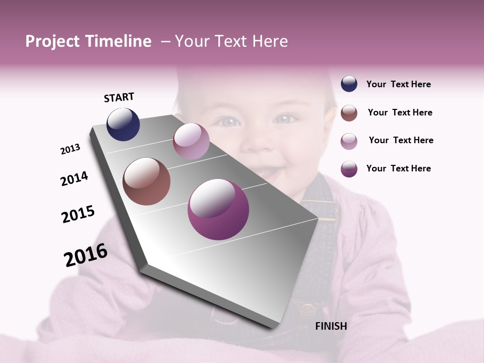 Baby Die Lachen PowerPoint Template