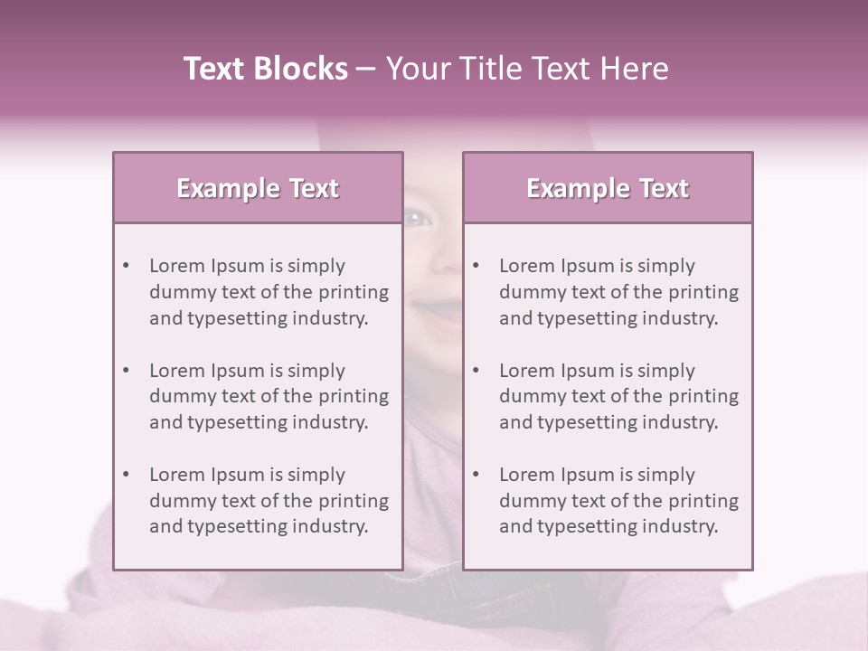 Baby Die Lachen PowerPoint Template