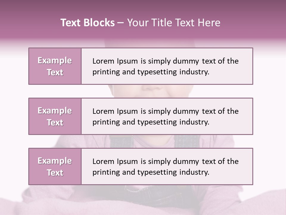 Baby Die Lachen PowerPoint Template