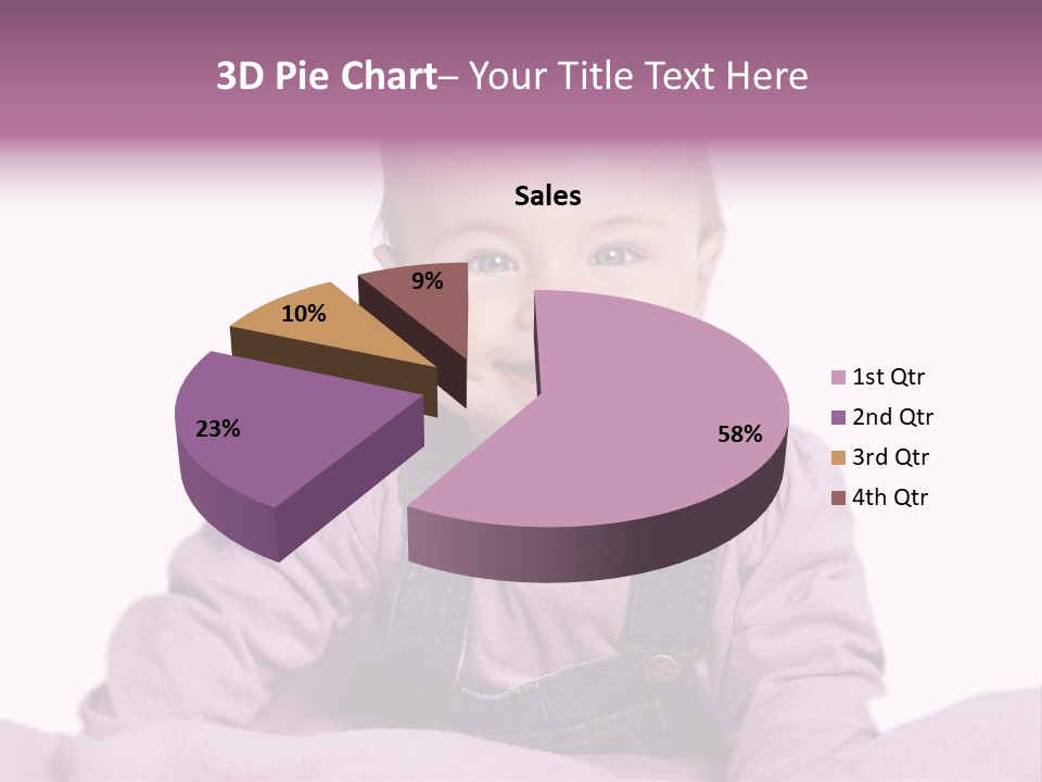 Baby Die Lachen PowerPoint Template