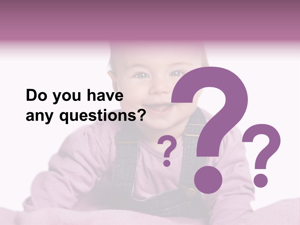 Baby Die Lachen PowerPoint Template