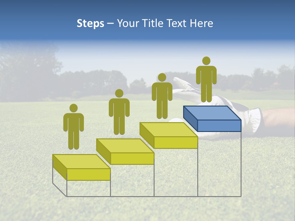 Sporting Good Luck Golf Course PowerPoint Template