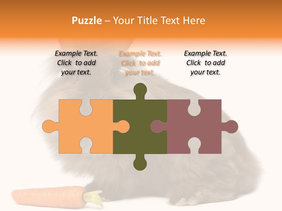 Little Bunny Rabbit Studio PowerPoint Template