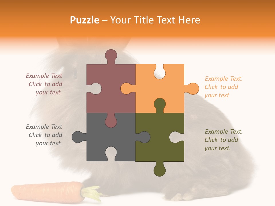 Little Bunny Rabbit Studio PowerPoint Template