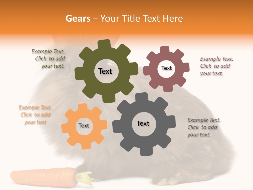 Little Bunny Rabbit Studio PowerPoint Template