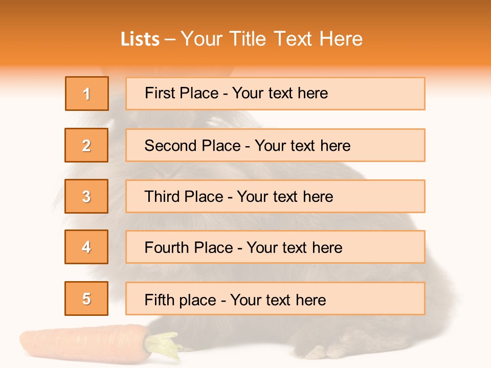Little Bunny Rabbit Studio PowerPoint Template