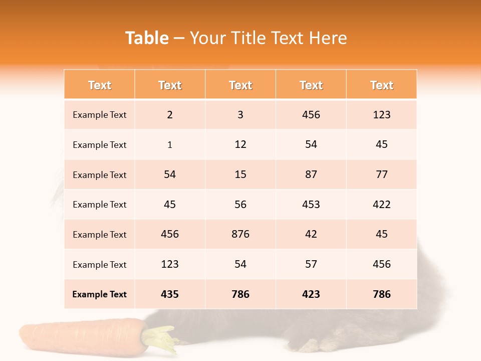 Little Bunny Rabbit Studio PowerPoint Template