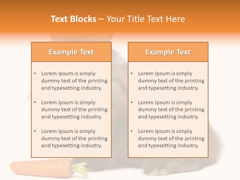 Little Bunny Rabbit Studio PowerPoint Template