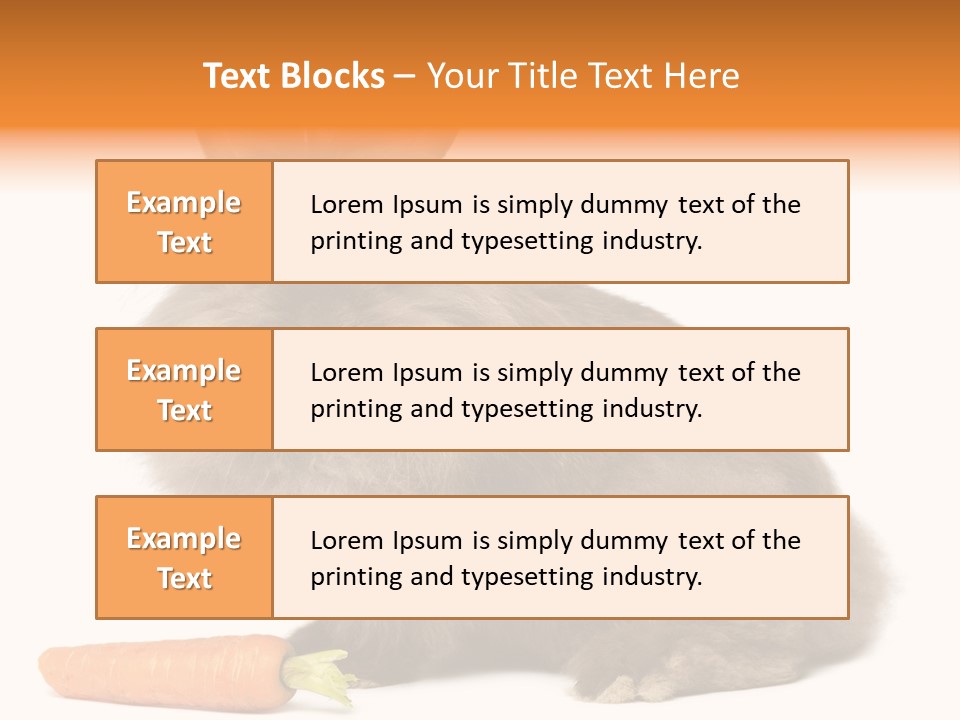 Little Bunny Rabbit Studio PowerPoint Template