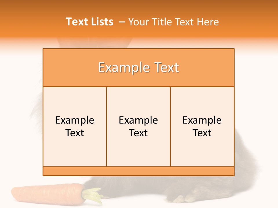 Little Bunny Rabbit Studio PowerPoint Template