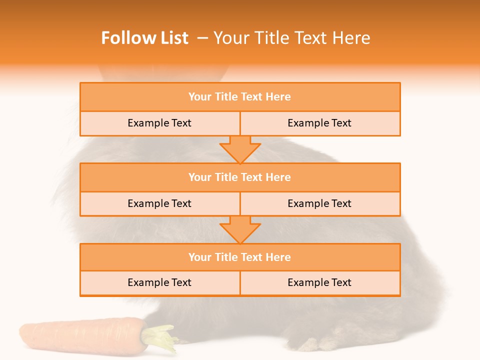 Little Bunny Rabbit Studio PowerPoint Template