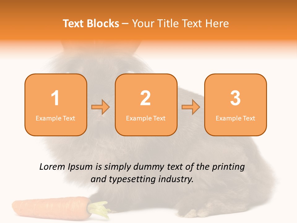 Little Bunny Rabbit Studio PowerPoint Template