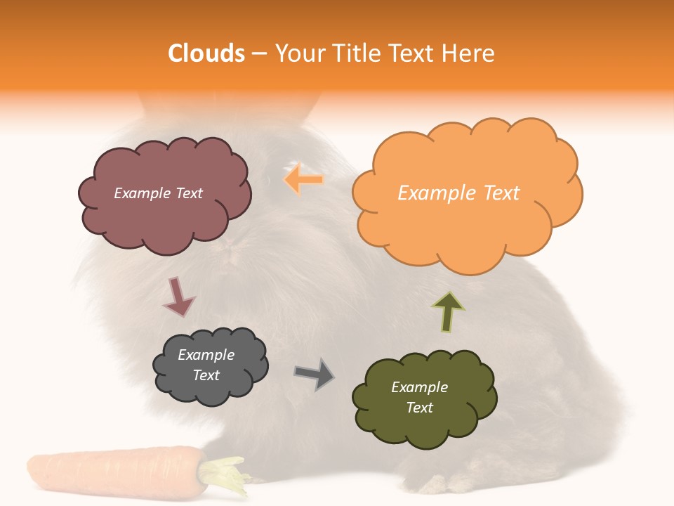 Little Bunny Rabbit Studio PowerPoint Template