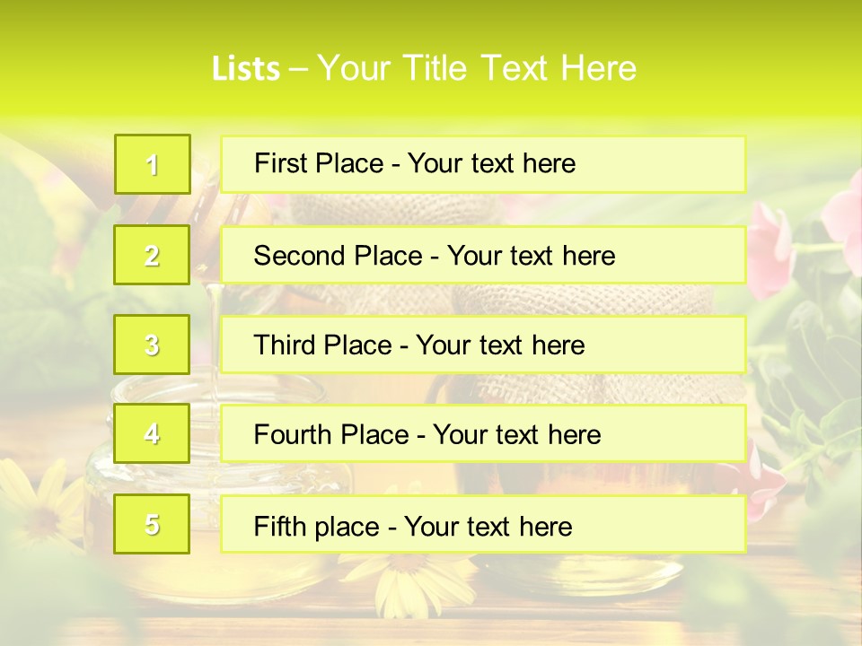 Fresh Food Ingredient PowerPoint Template
