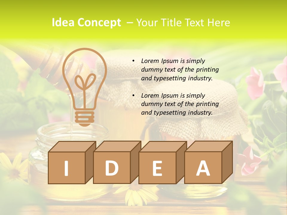 Fresh Food Ingredient PowerPoint Template