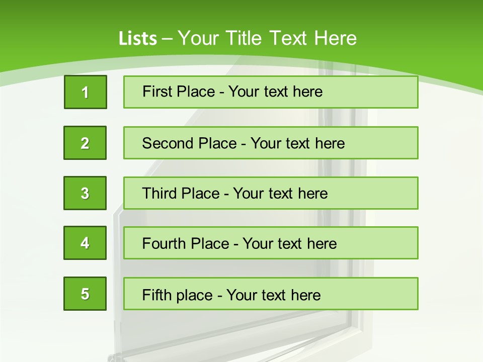 Windows Redecoration Channel PowerPoint Template