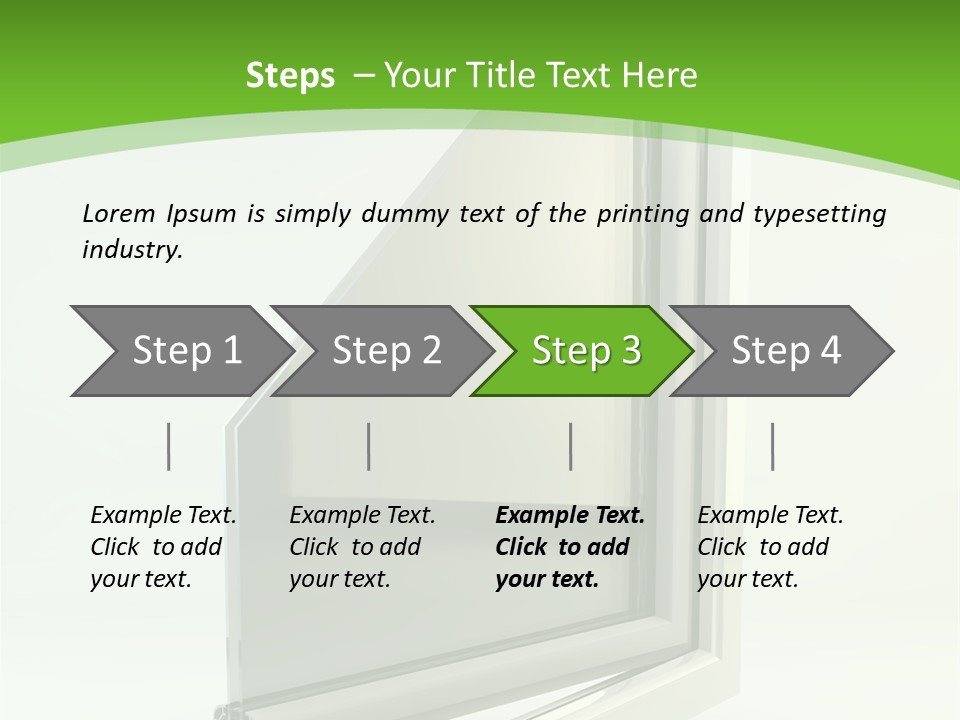 Windows Redecoration Channel PowerPoint Template