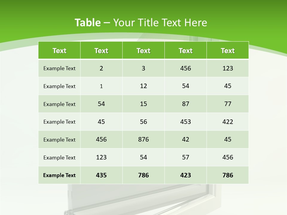 Windows Redecoration Channel PowerPoint Template