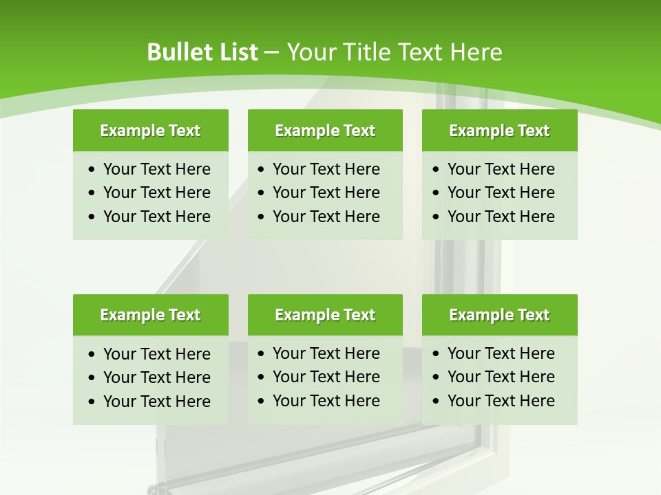 Windows Redecoration Channel PowerPoint Template