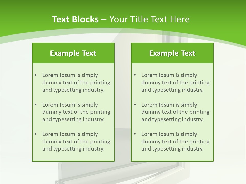Windows Redecoration Channel PowerPoint Template