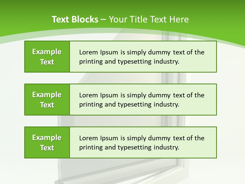 Windows Redecoration Channel PowerPoint Template
