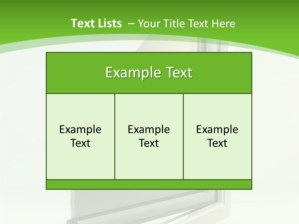 Windows Redecoration Channel PowerPoint Template