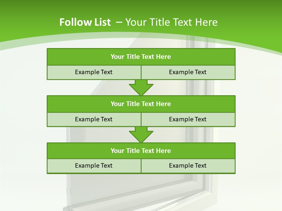 Windows Redecoration Channel PowerPoint Template