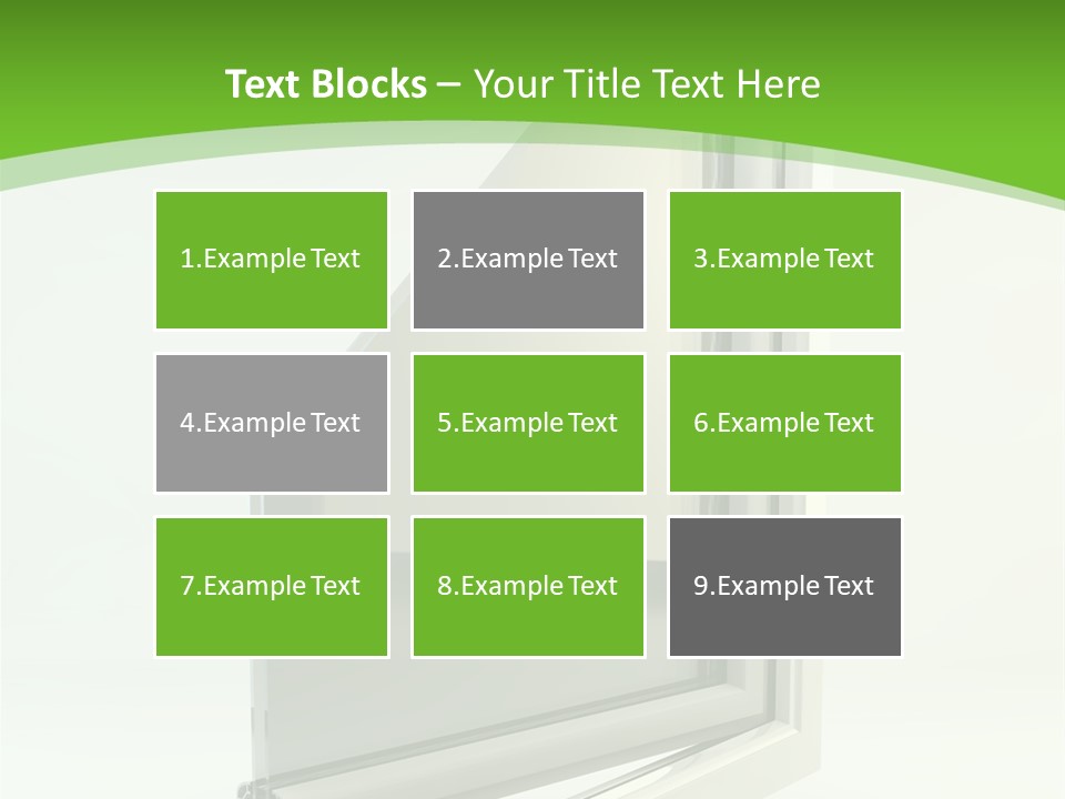 Windows Redecoration Channel PowerPoint Template