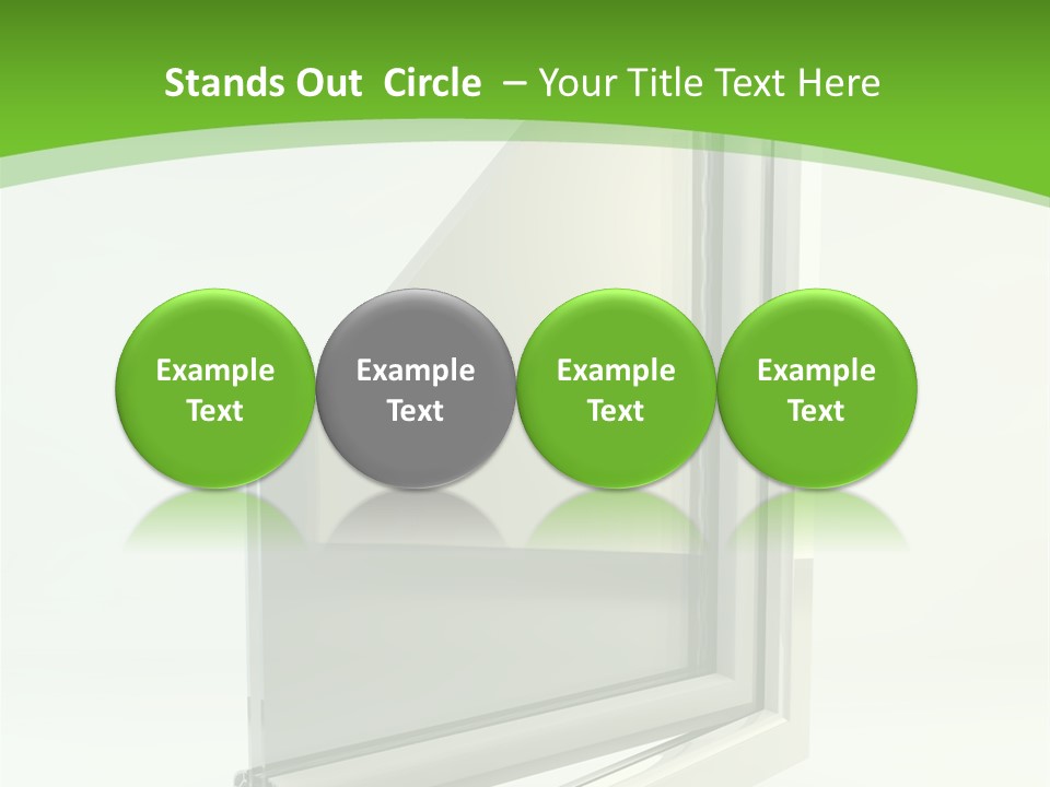 Windows Redecoration Channel PowerPoint Template