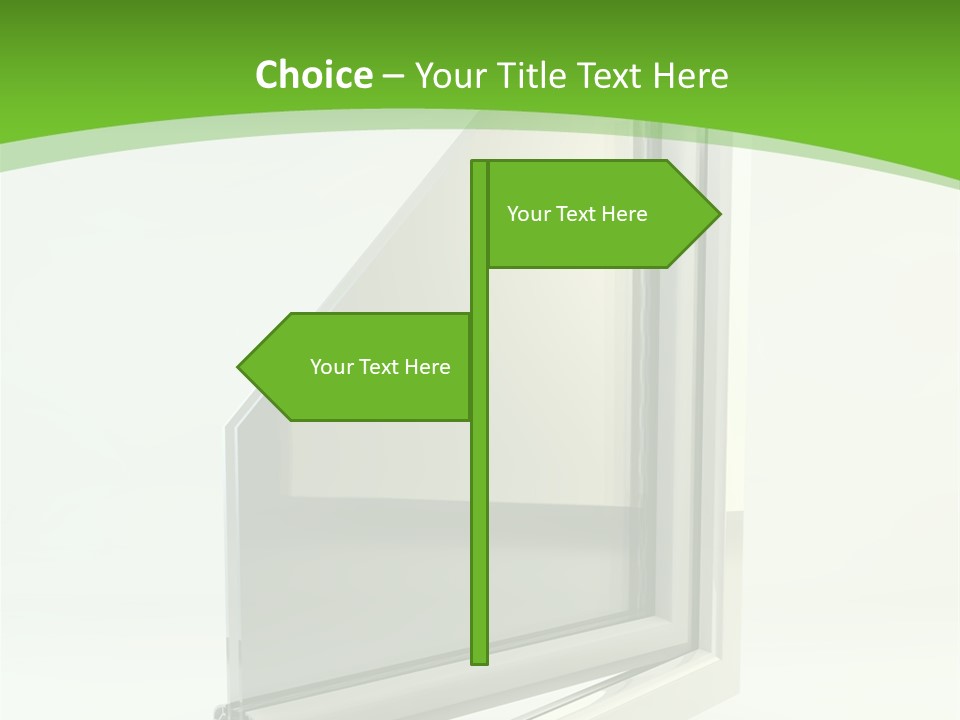 Windows Redecoration Channel PowerPoint Template