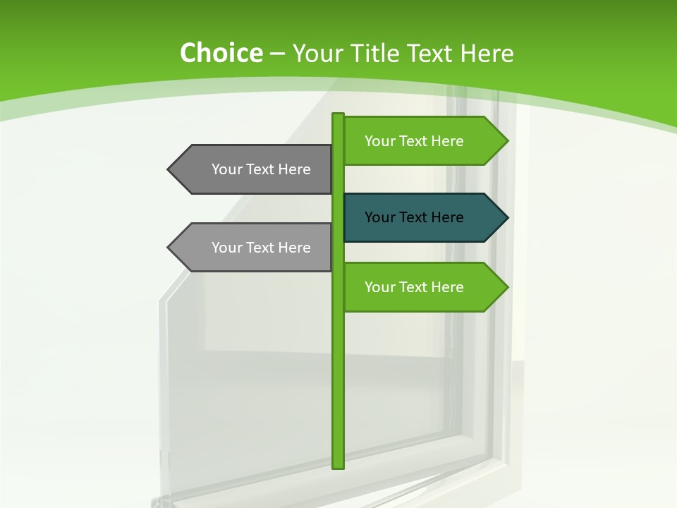 Windows Redecoration Channel PowerPoint Template