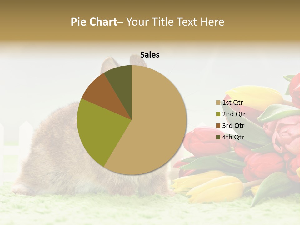 Feiertag Blumenstraussm Tier PowerPoint Template