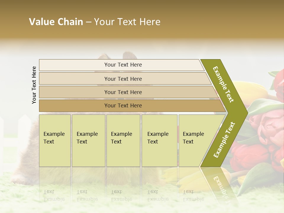 Feiertag Blumenstraussm Tier PowerPoint Template