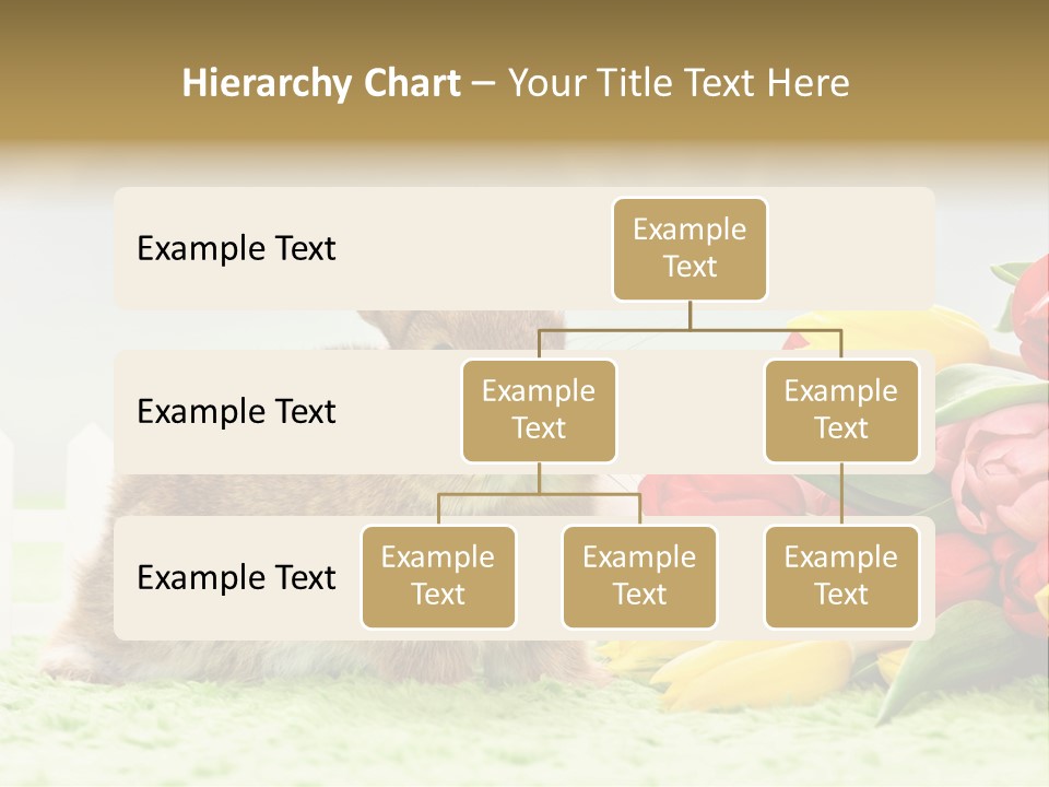 Feiertag Blumenstraussm Tier PowerPoint Template