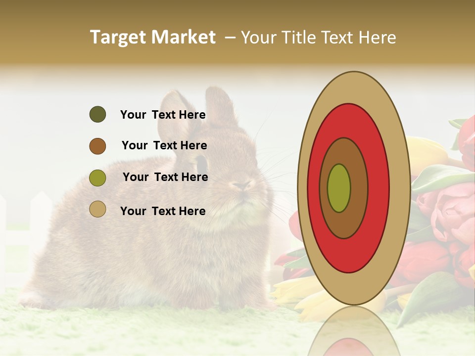 Feiertag Blumenstraussm Tier PowerPoint Template