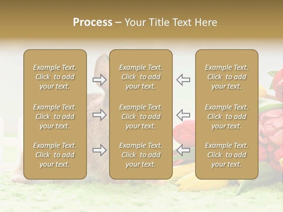 Feiertag Blumenstraussm Tier PowerPoint Template
