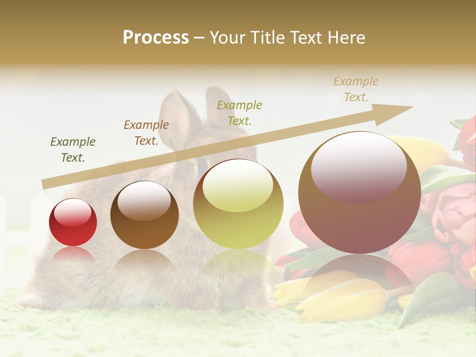 Feiertag Blumenstraussm Tier PowerPoint Template