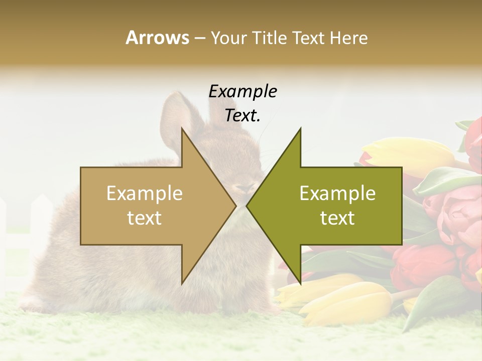Feiertag Blumenstraussm Tier PowerPoint Template